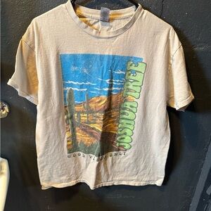 Men’s Joshua Tree Good Vibes Only Short  Sleeve Tshirt Size Large